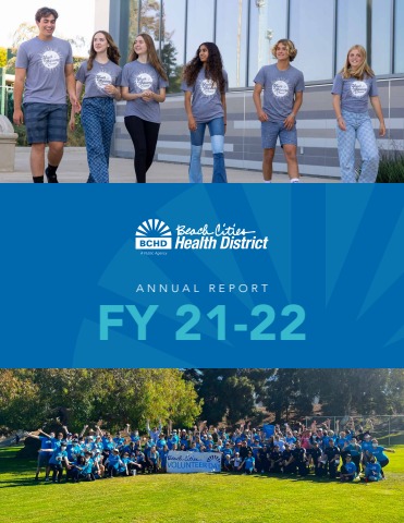 Cover of 2021-2022 BCHD Annual Report