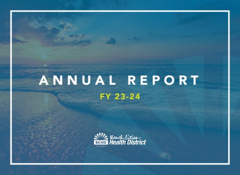 Cover of the 2023-2024 BCHD Annual Report