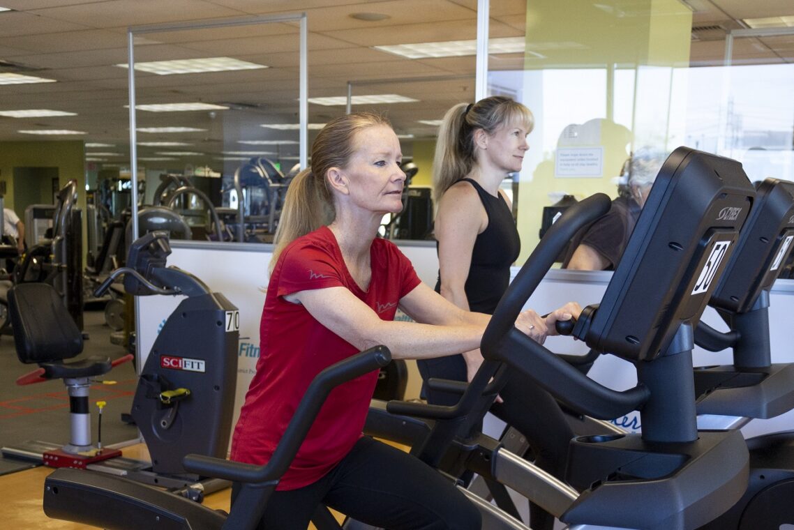 woman on Elliptical