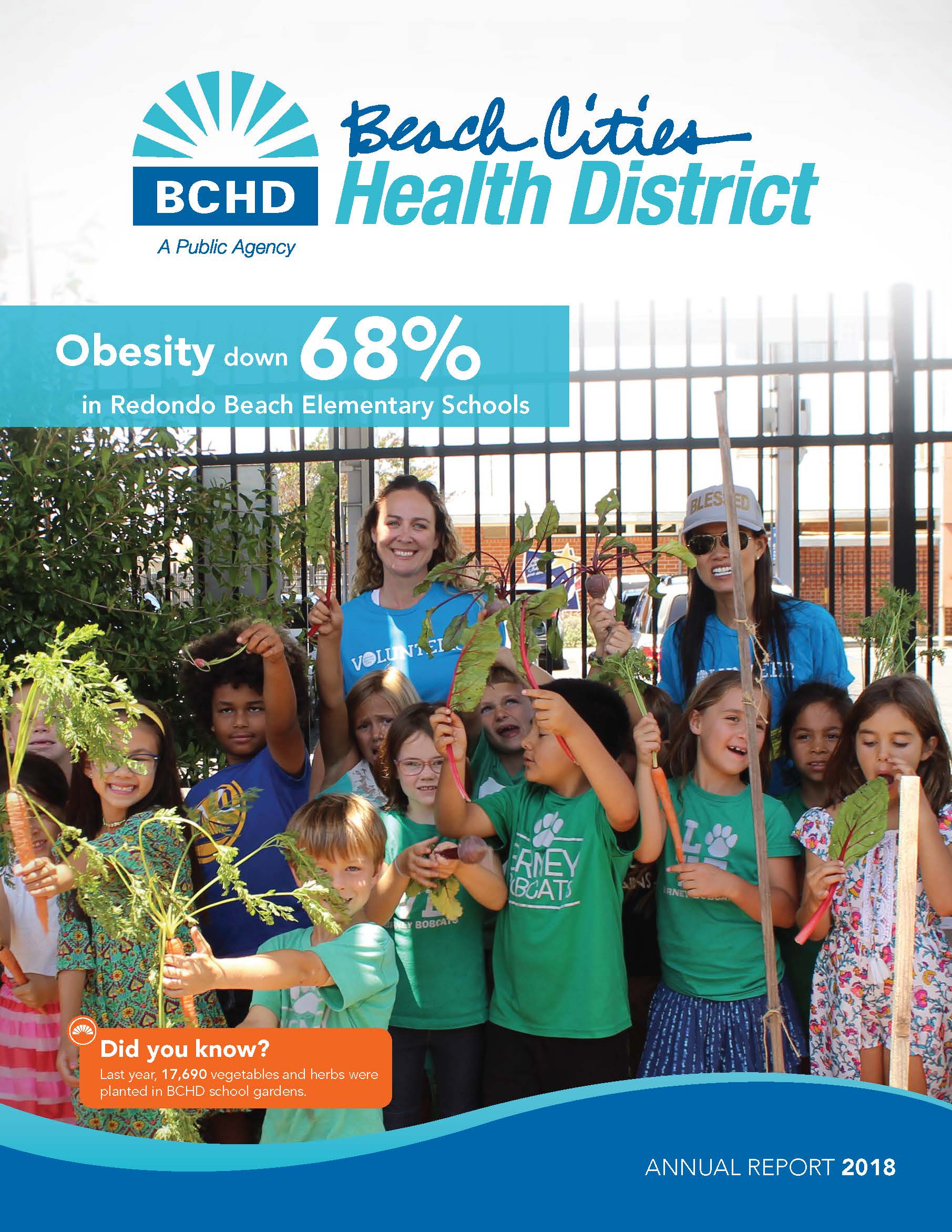 Cover of 2017-2018 BCHD Annual Report