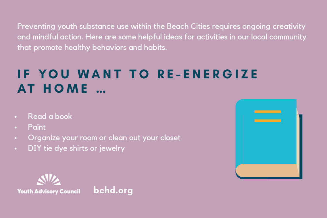 If you want to re-energize at home
