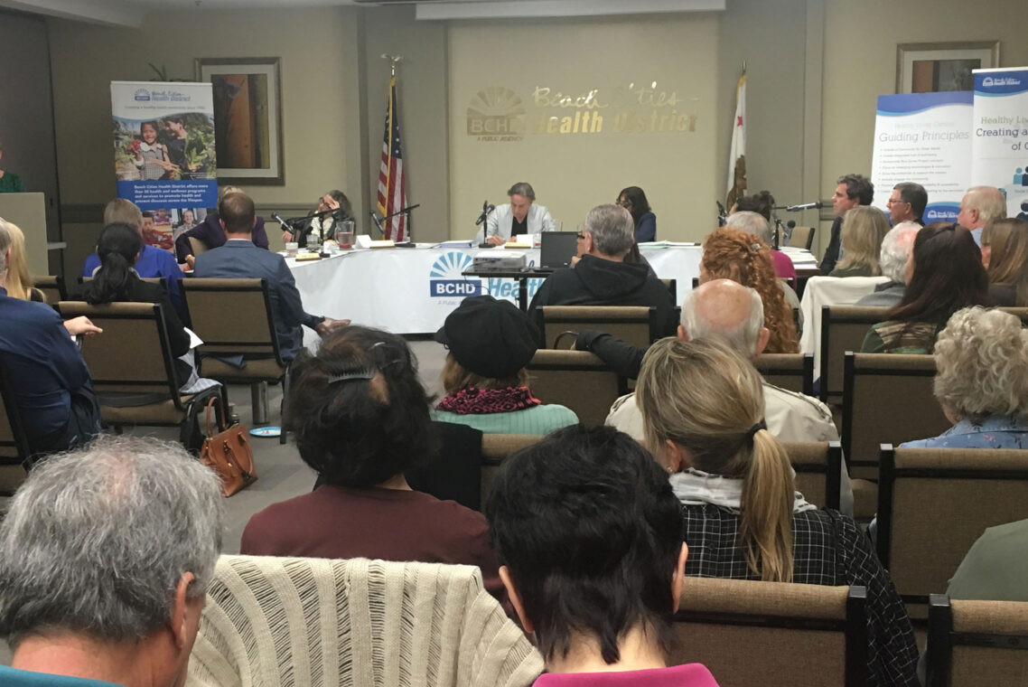 image of public meeting