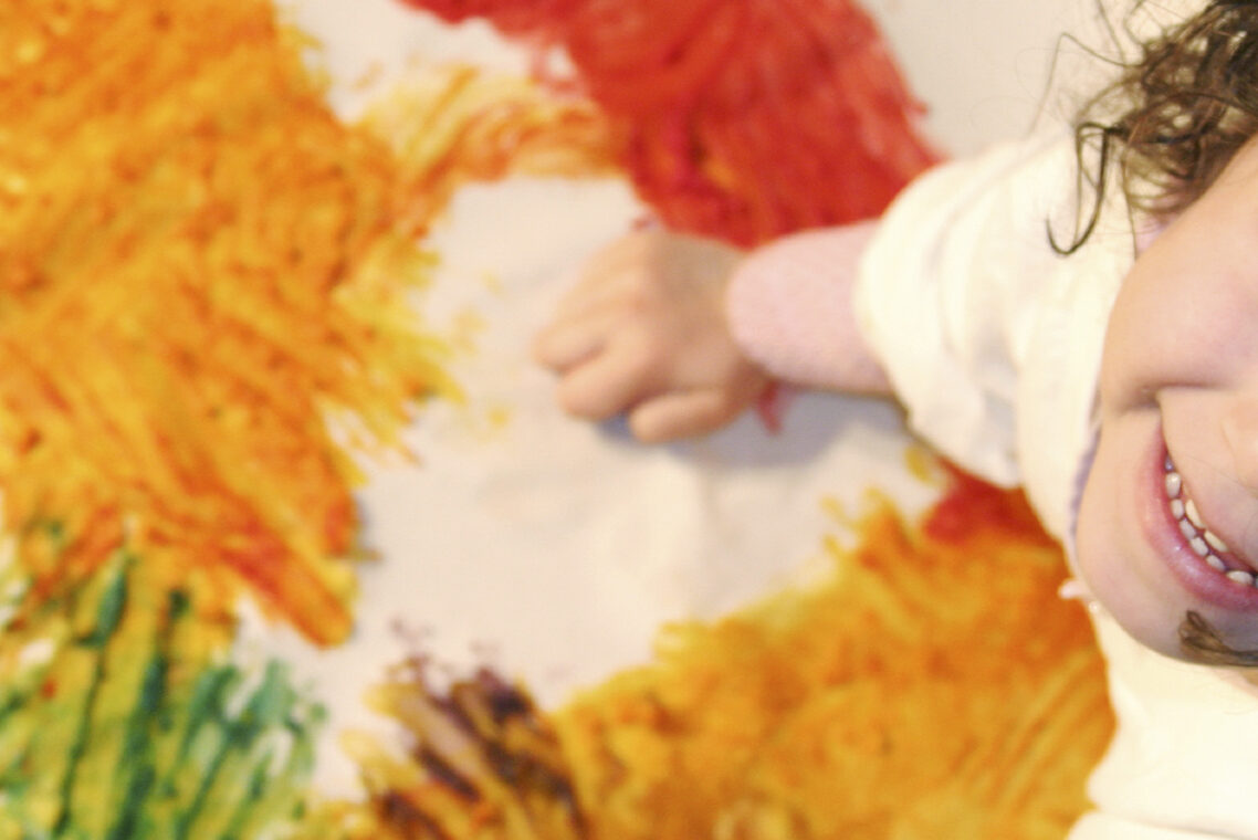 Girl painting